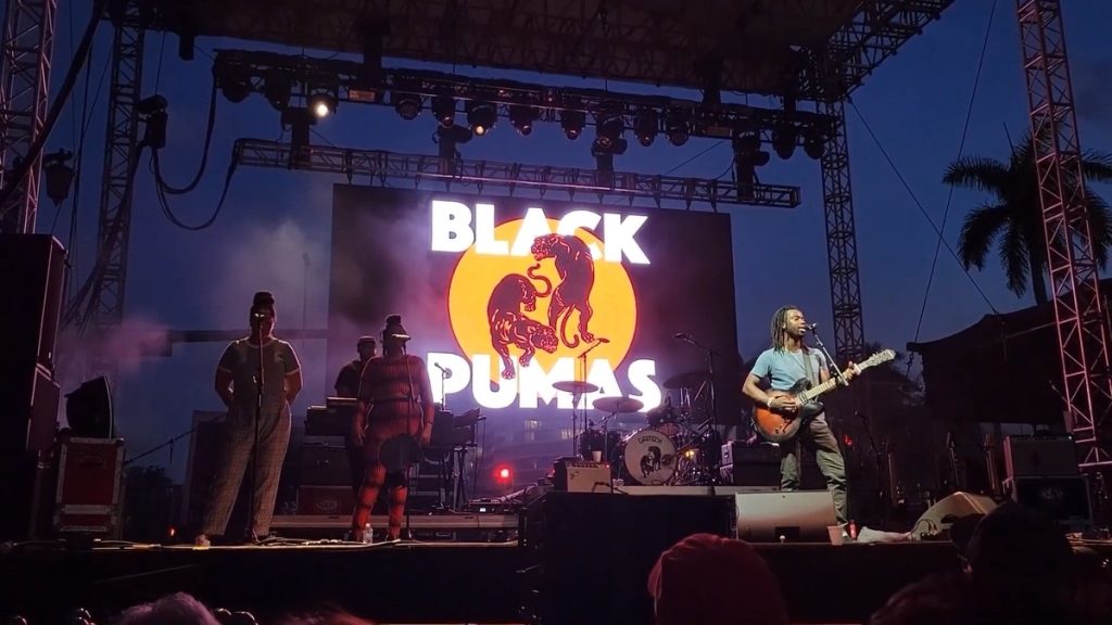 Black Pumas on stage